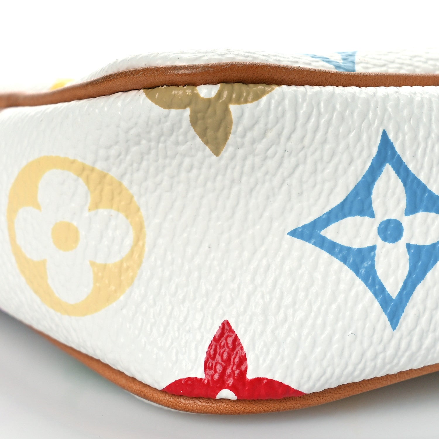 Louis Vuitton Monogram Multicolor Pochette Accessories White 8 of 9