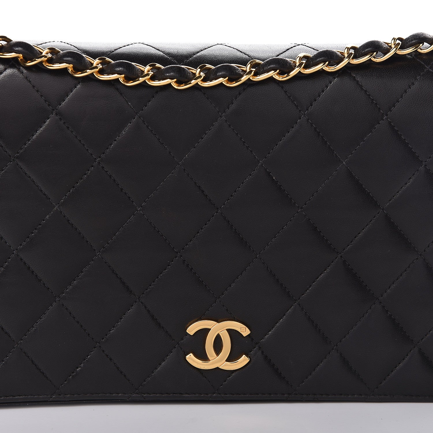 Chanel Lambskin Quilted Small Single Flap Black 9 of 11
