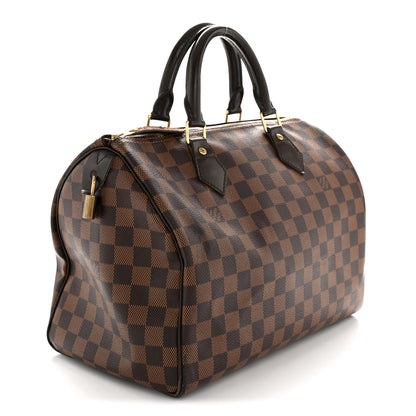 Louis Vuitton Damier Ebene Speedy 30 2 of 12