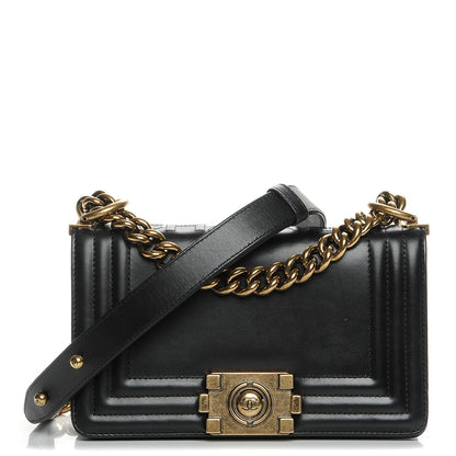 Chanel Calfskin Small Boy Flap Black 1 of 9