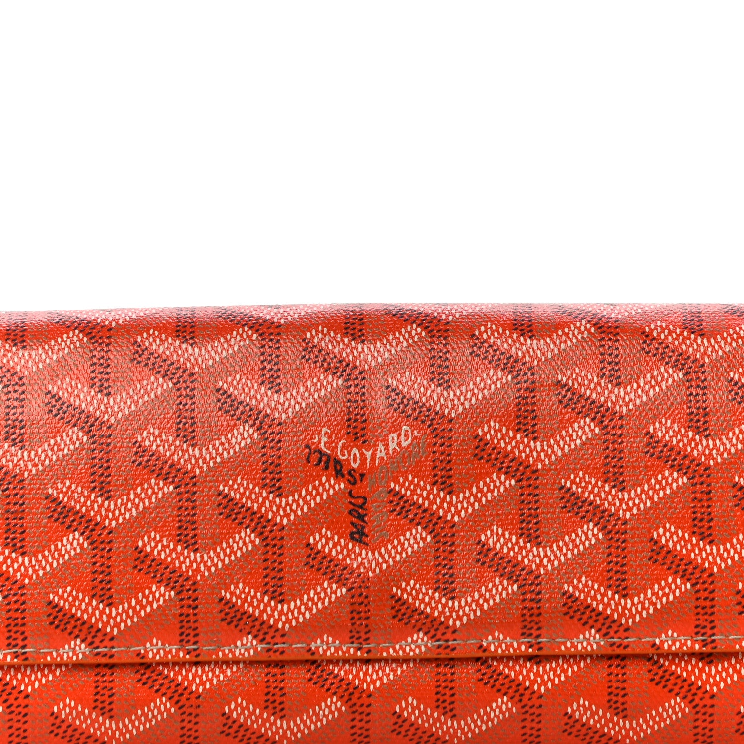 Goyard Goyardine Varenne Long Wallet Orange 7 of 15