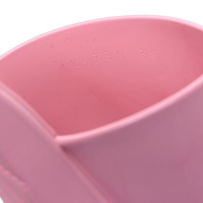 Gucci Rubber Gucci Logo Womens Platform 20/60mm Slide Sandals 38 Wild Rose 8 of 10