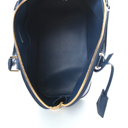 Louis Vuitton Ostrich Alma PM Indigo 5 of 10