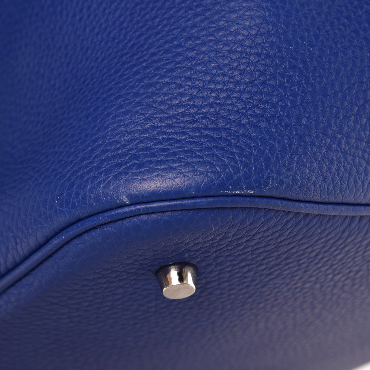 Hermes Taurillon Clemence Picotin Lock TGM Bleu Electrique 14 of 14