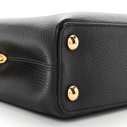 Louis Vuitton Taurillon Capucines BB Black 8 of 9