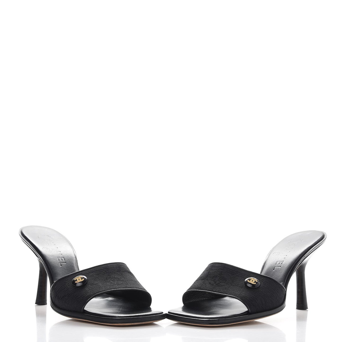 Nylon Travel Ligne CC Mules 37 Black