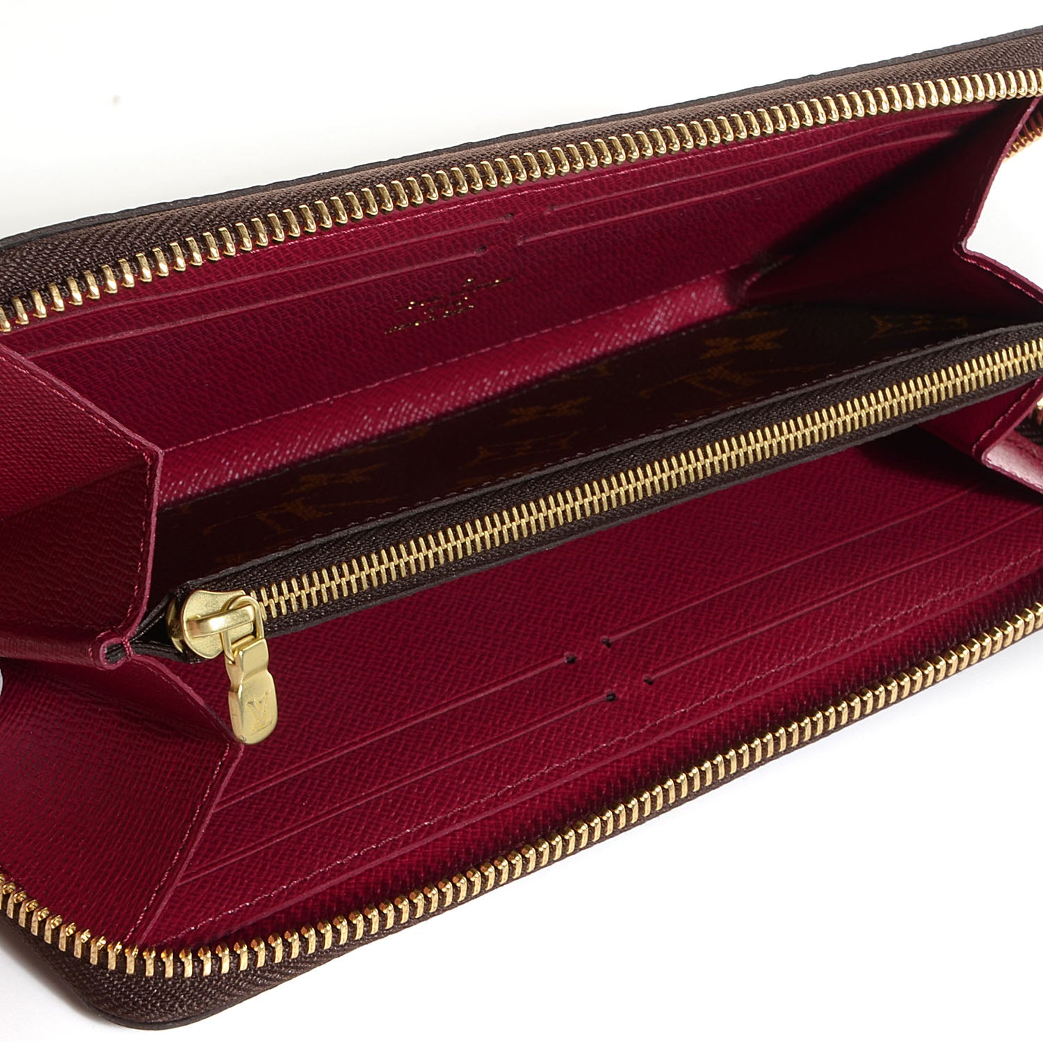 Louis Vuitton Monogram Clemence Wallet Fuchsia 5 of 7