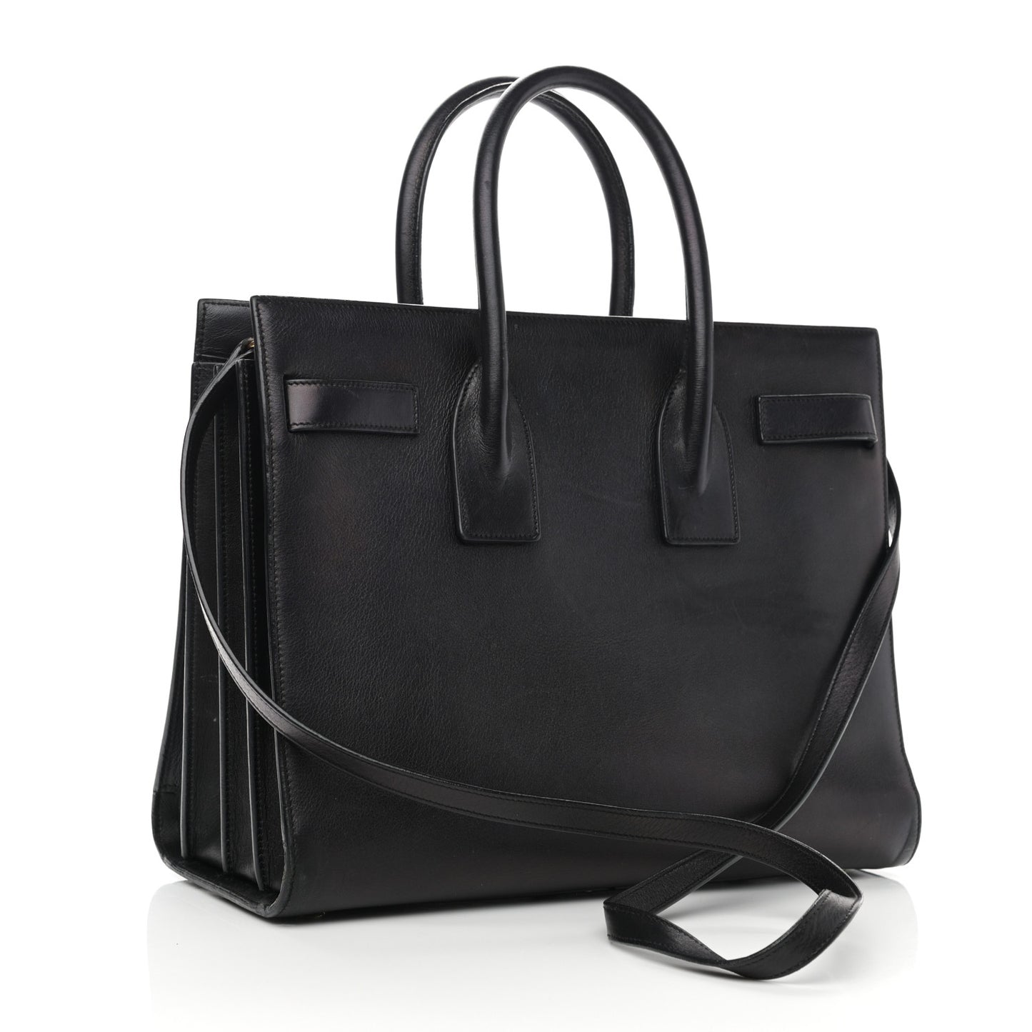 Calfskin Small Sac De Jour Black