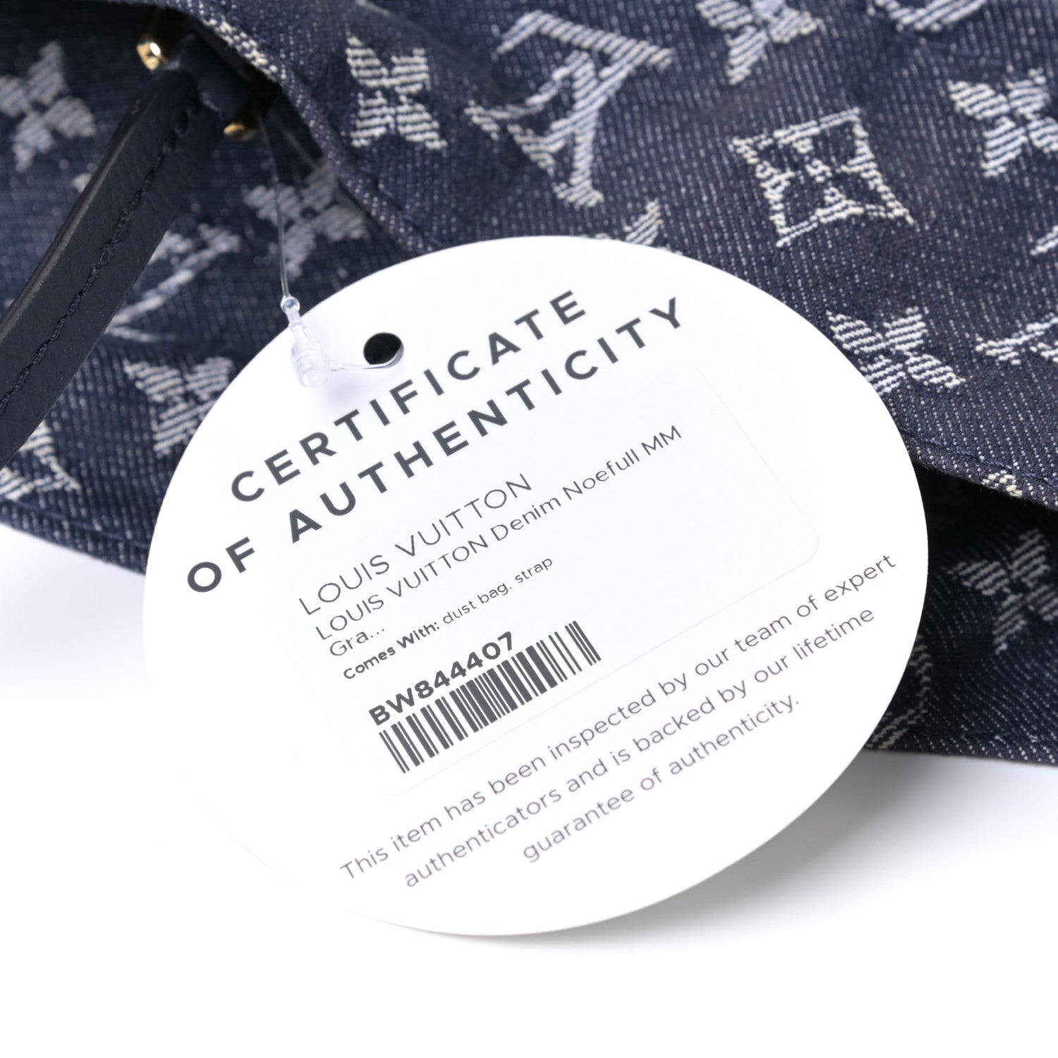 Louis Vuitton Denim Noefull MM Grand Blue 3 of 11