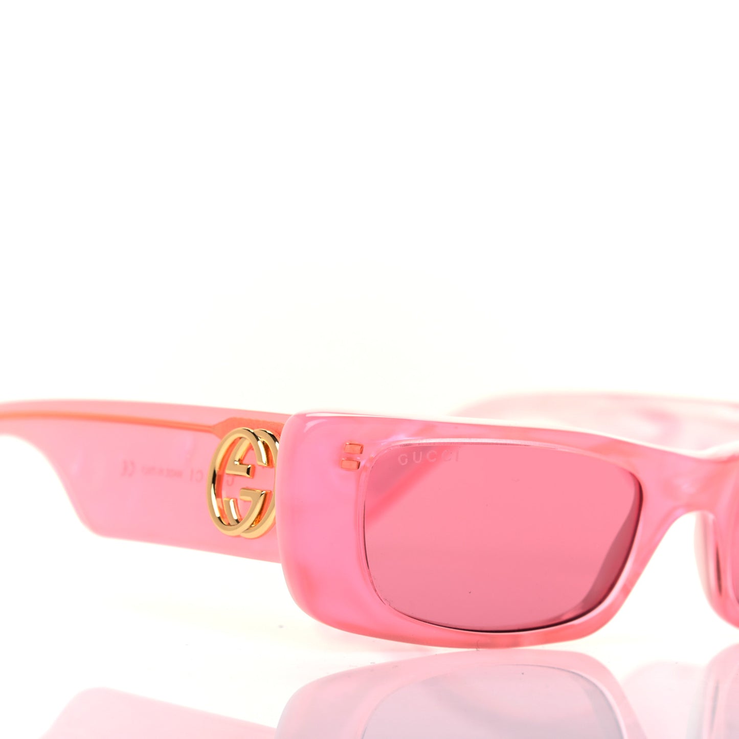 Acetate Square Sunglasses GG0516S Pink