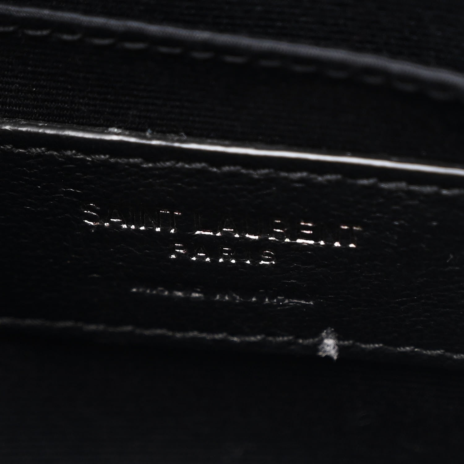Saint Laurent Calfskin Matelasse Monogram Monochrome Lou Camera Bag Black 6 of 10