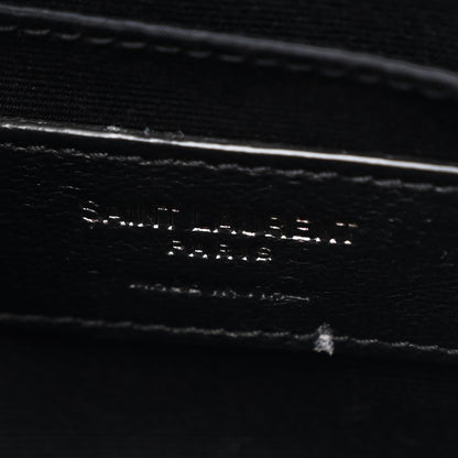 Saint Laurent Calfskin Matelasse Monogram Monochrome Lou Camera Bag Black 6 of 10