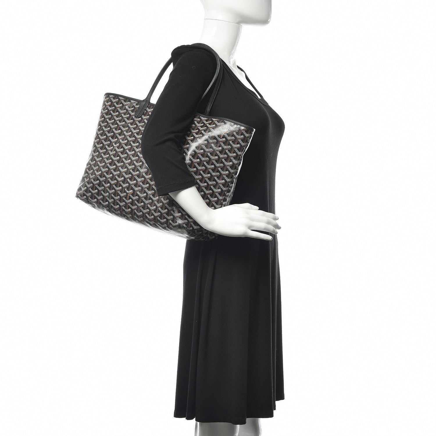 Goyard Goyardine Saint Louis PM Black 2 of 13