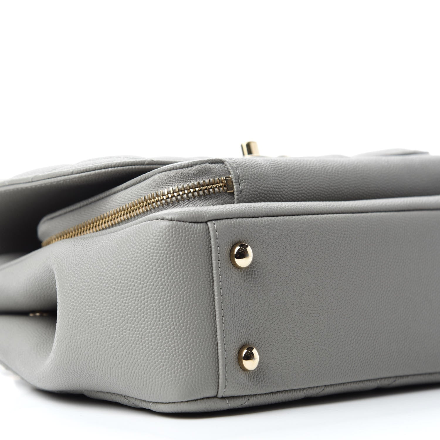 Chanel Caviar Quilted Small Business Affinity Flap Grey 6 of 13