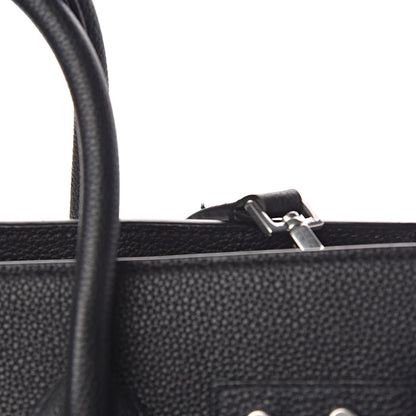Saint Laurent Grained Calfskin Small Supple Sac De Jour Black 9 of 11