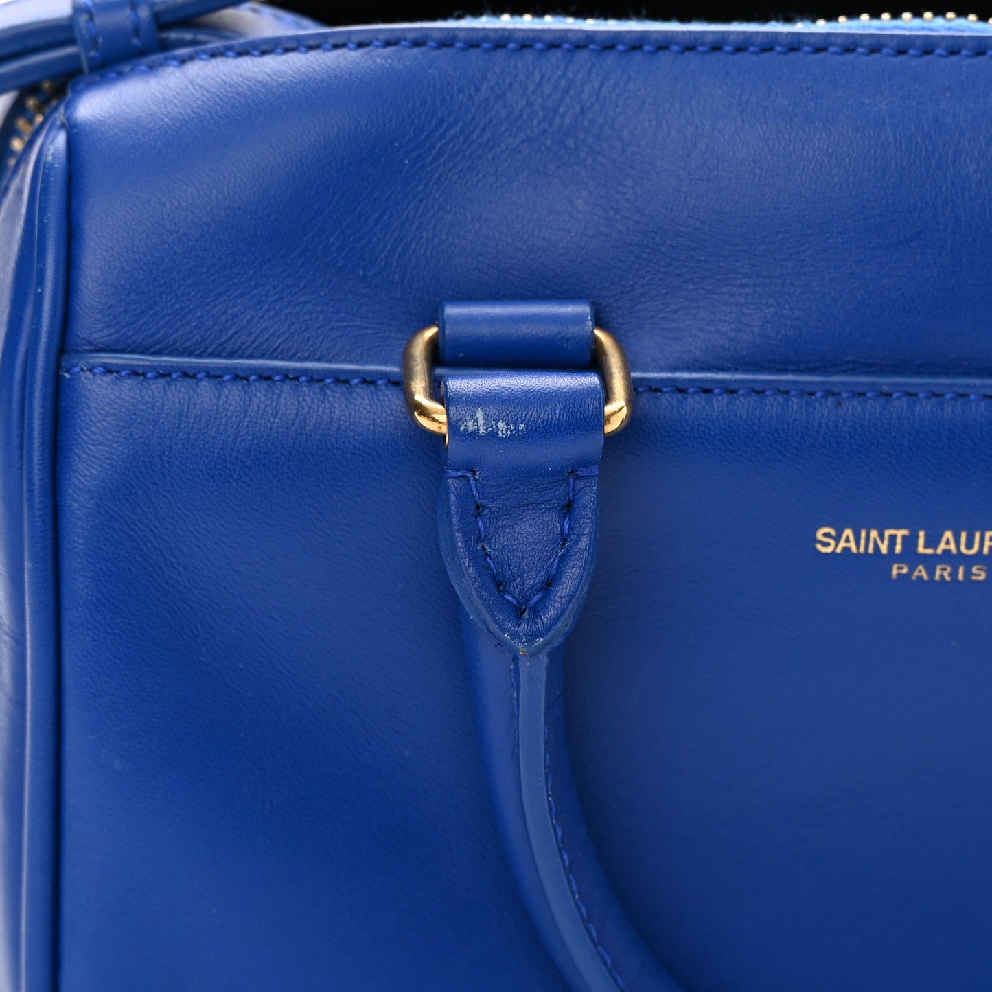 Calfskin Toy Classic Duffle Blue