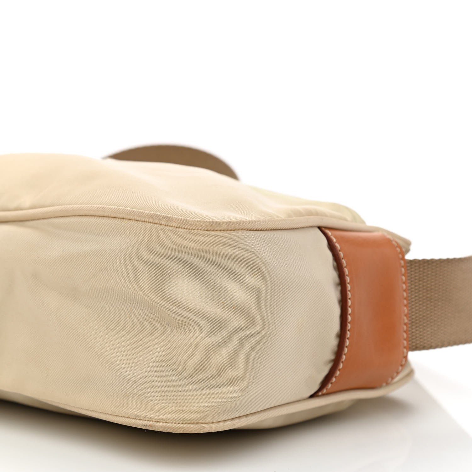 Prada Nylon Tessuto Vela Sport Messenger Bag Cammello 8 of 13