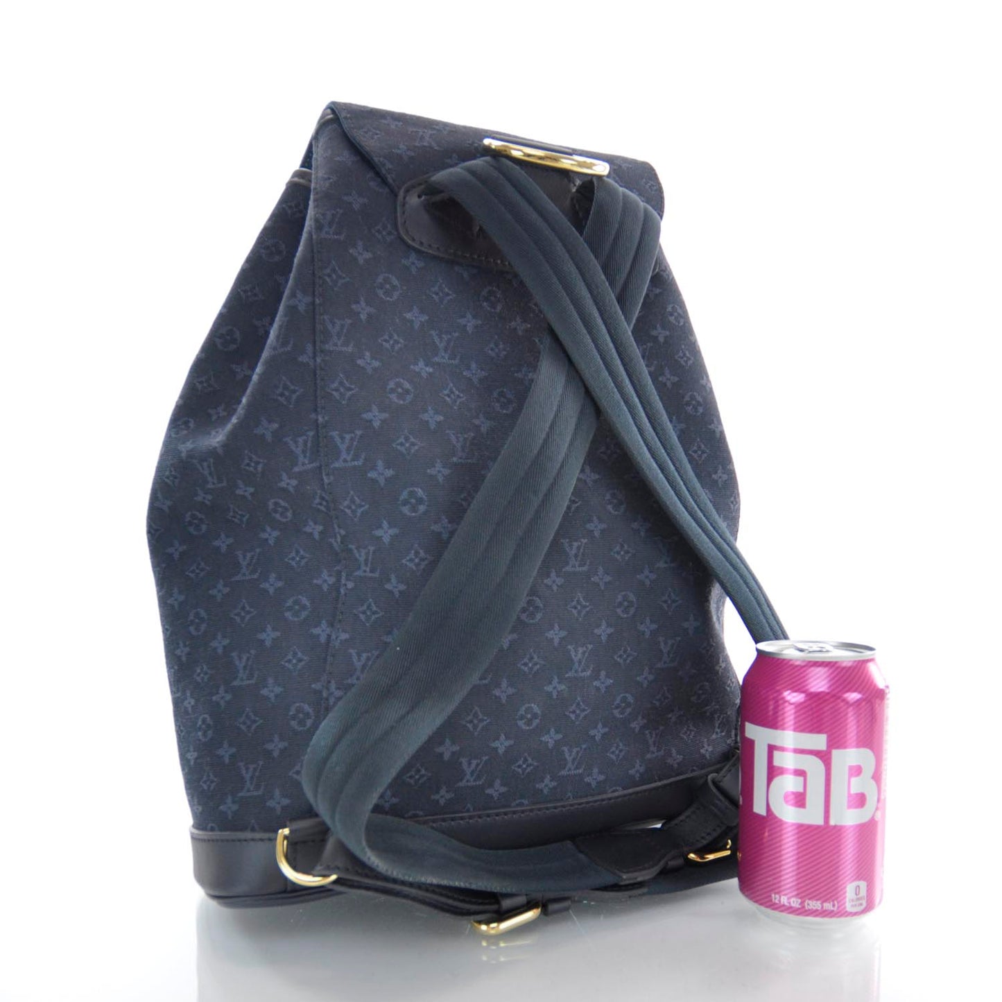 Mini Monogram Montsouris GM Backpack Blue