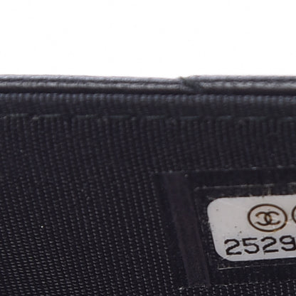 Chanel Lambskin Chevron Quilted Trendy CC Wallet On Chain WOC Black 8 of 13