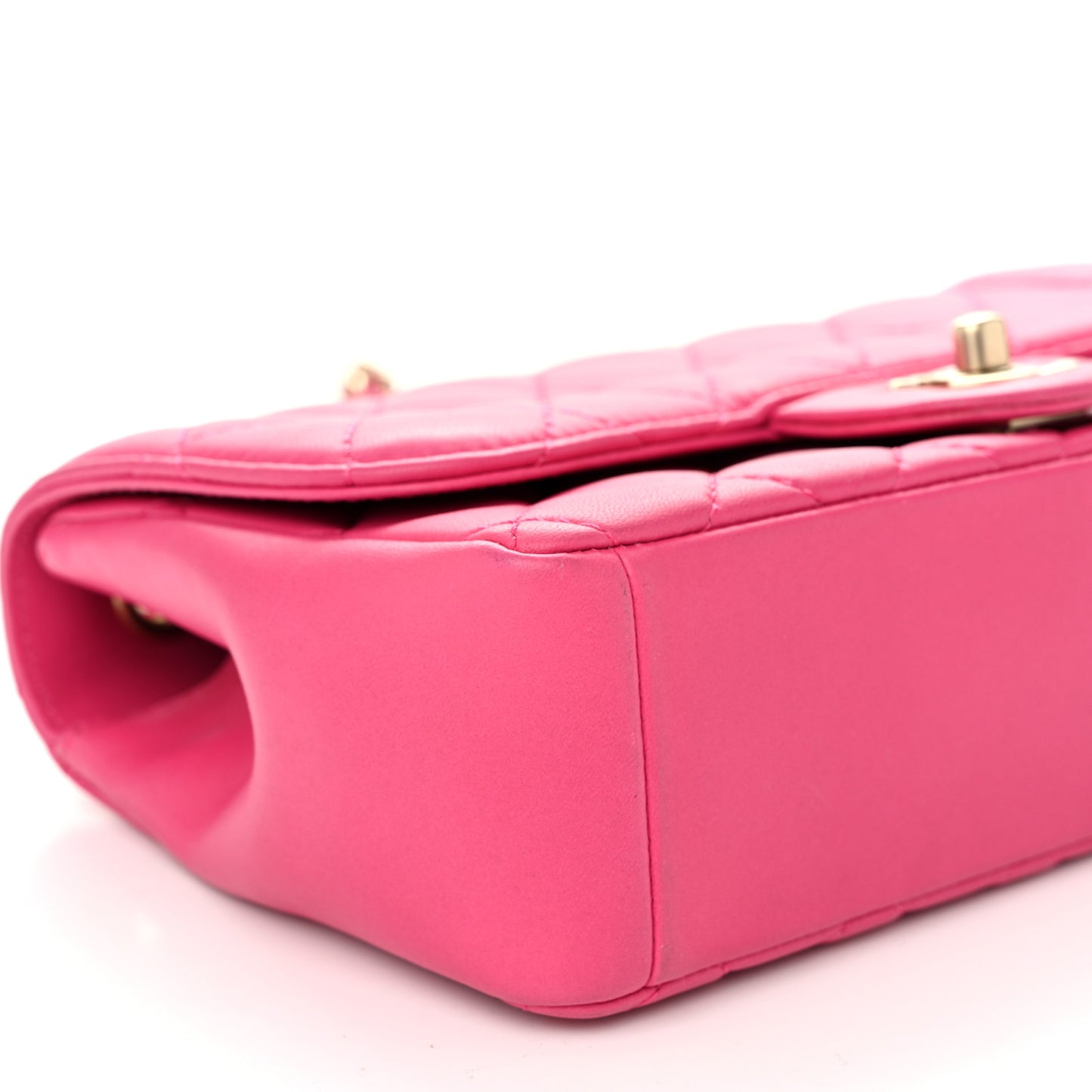 Lambskin Quilted Mini Mademoiselle Chic Flap Pink