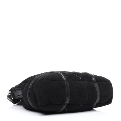 Chanel Microsuede Quilted Rodeo Drive Hobo Black 5 of 11