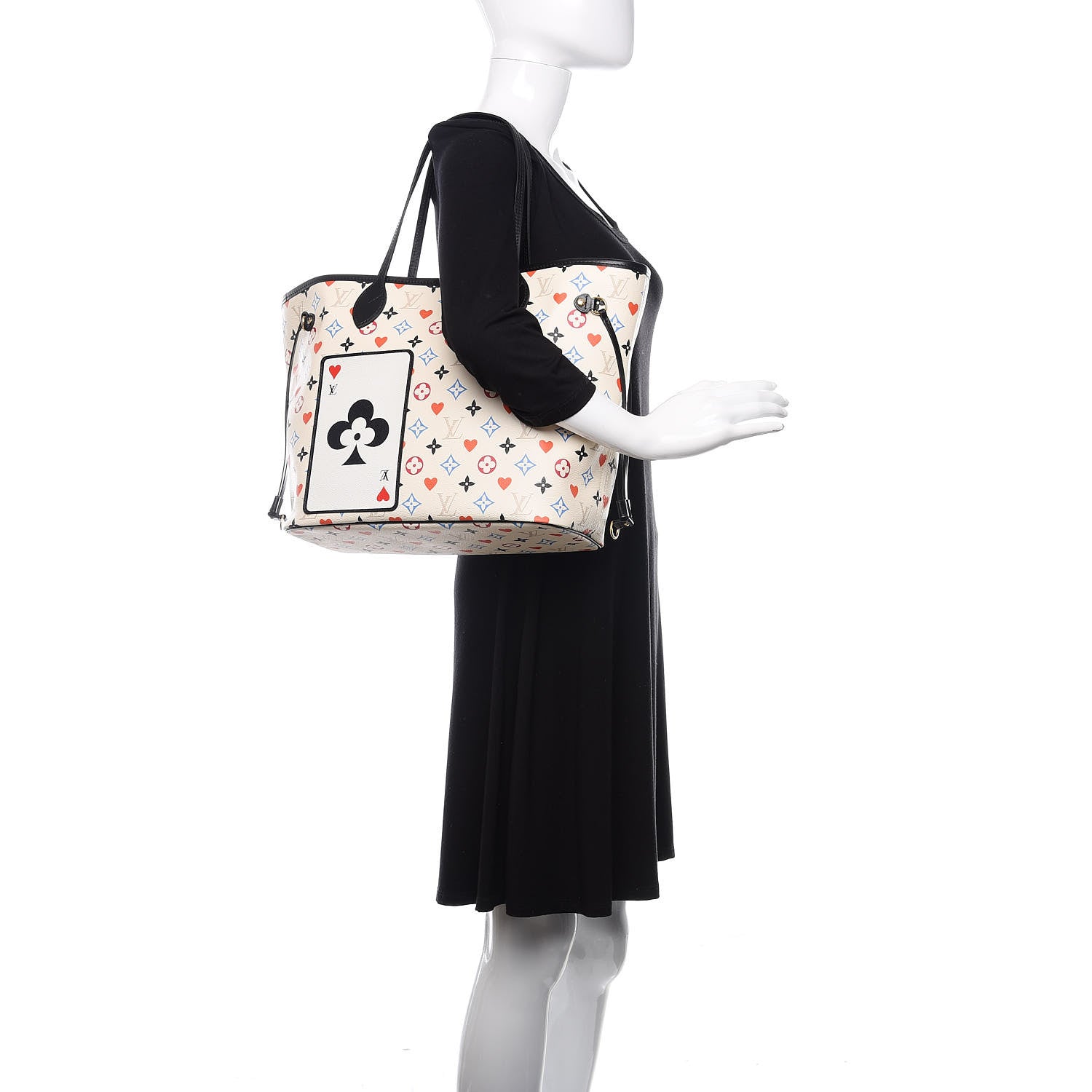 Louis Vuitton Game On Neverfull MM White 2 of 12