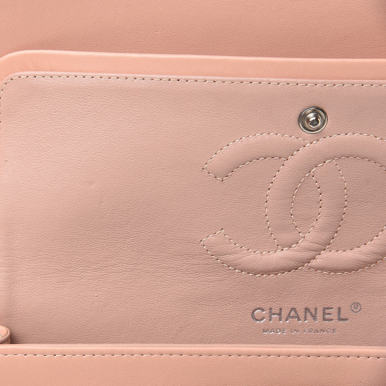 Chanel Patent Quilted Medium Double Flap Light Pink 13 of 18