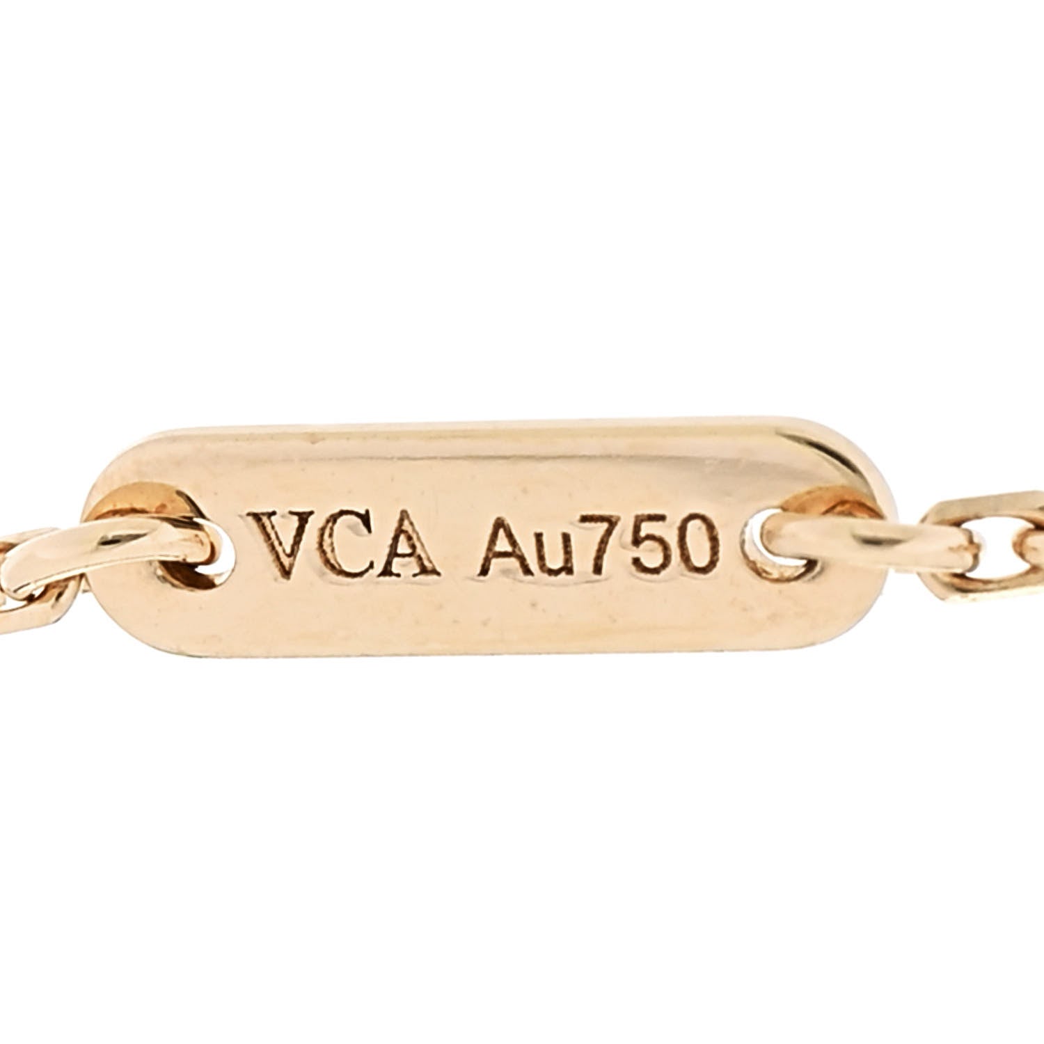 Van Cleef & Arpels 18K Yellow Gold Mother of Pearl Sweet Alhambra Butterfly Bracelet 4 of 6
