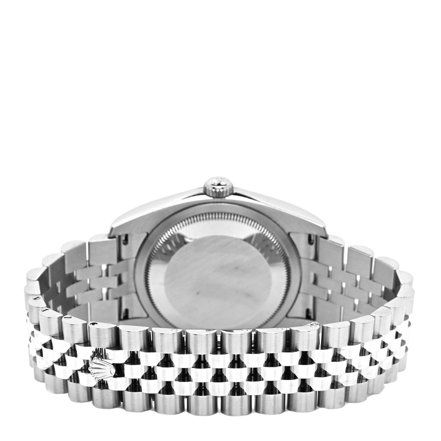 Stainless Steel 18K White Gold Diamond 36mm Oyster Perpetual Datejust Watch Blue 116234