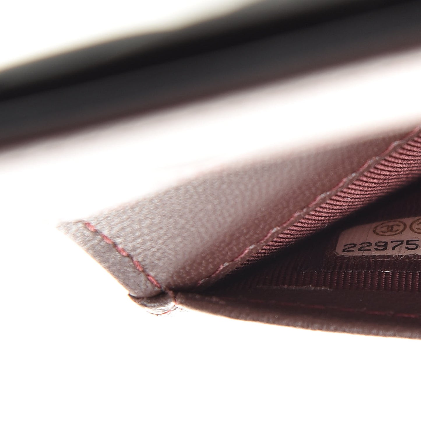 Lambskin Quilted Card Holder Wallet Black