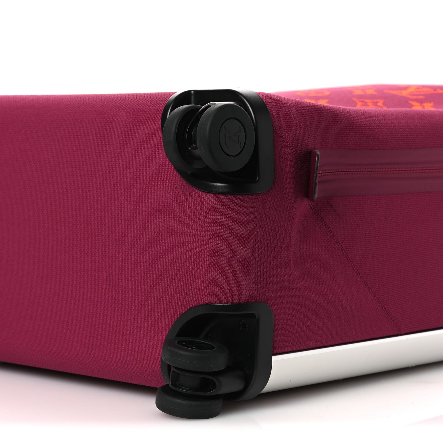 Knit Monogram Horizon Soft 55 Suitcase Fuchsia