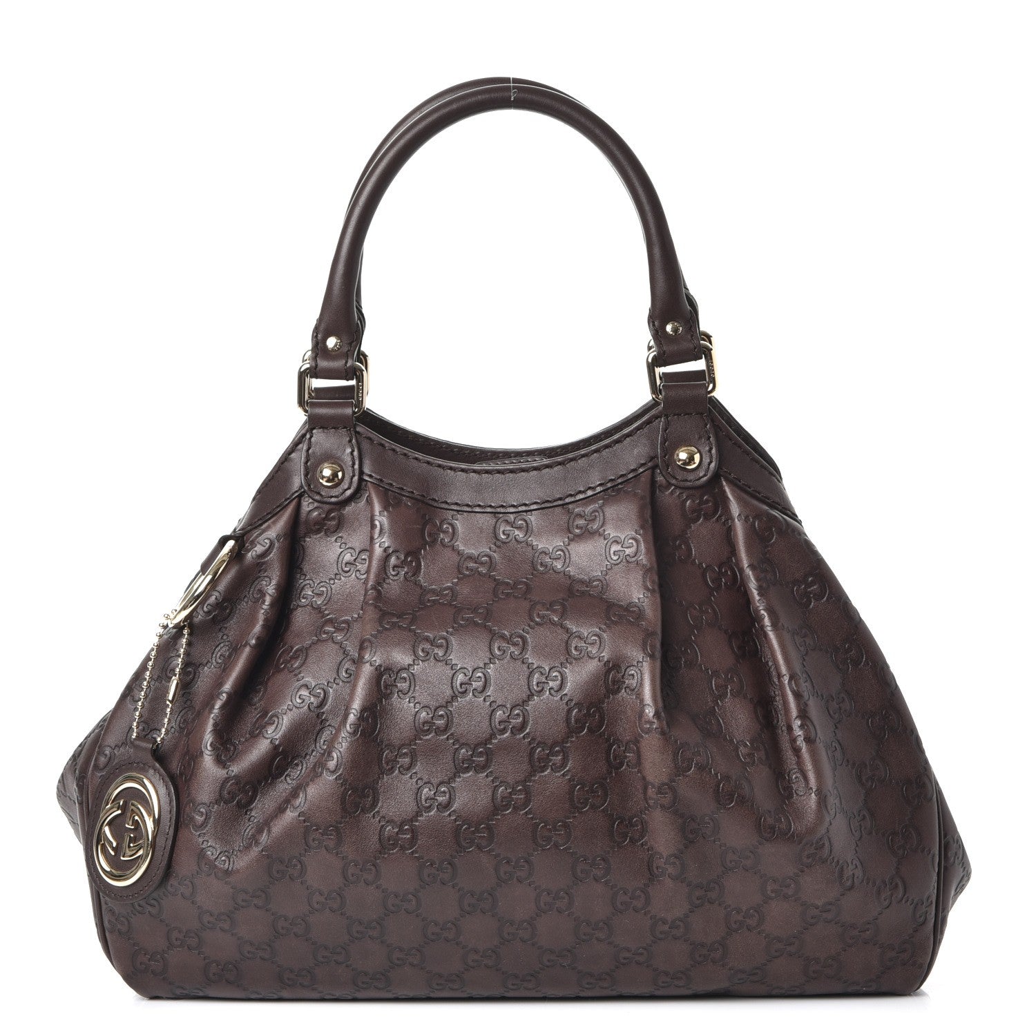 Gucci Guccissima Medium Sukey Tote Chocolate 1 of 7