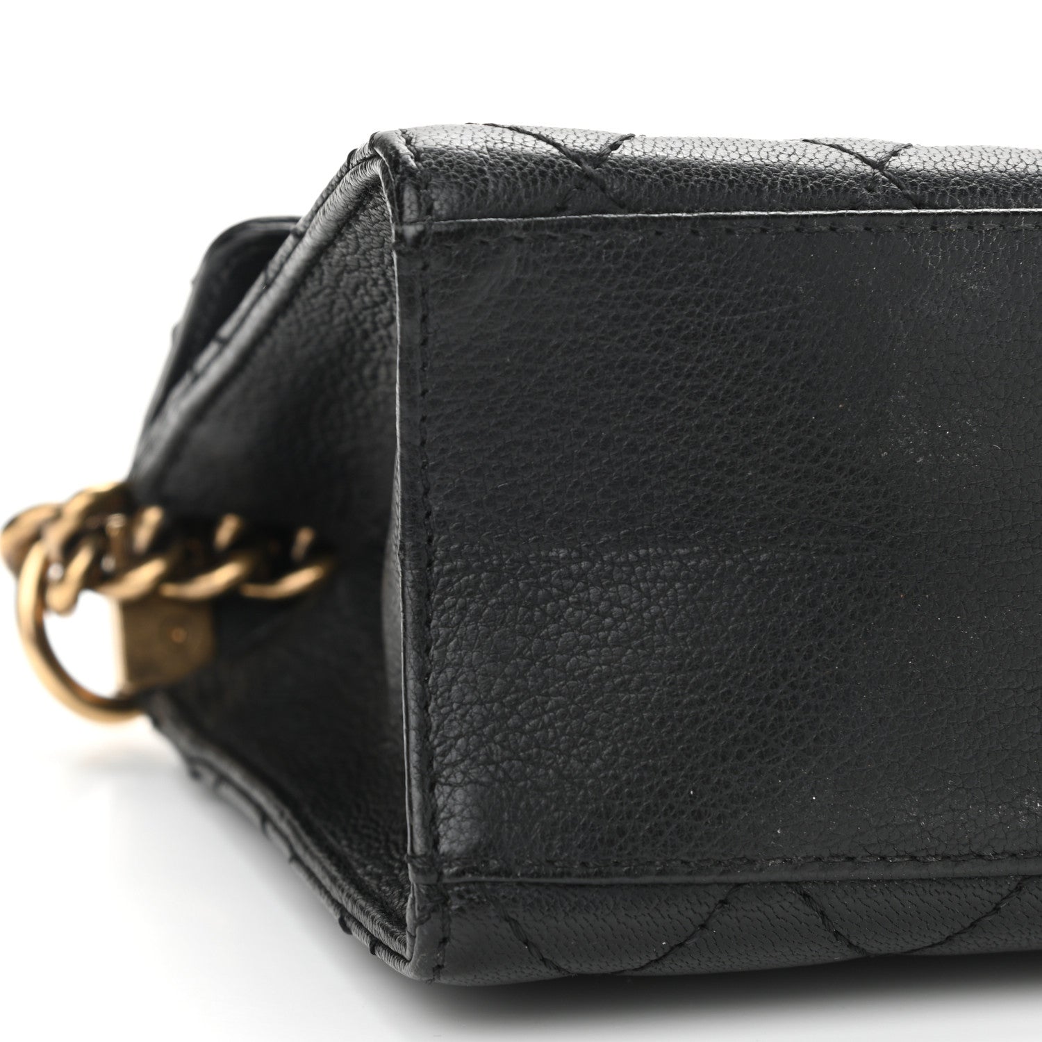 Chanel Goatskin Quilted Rita Flap Black 11 of 14