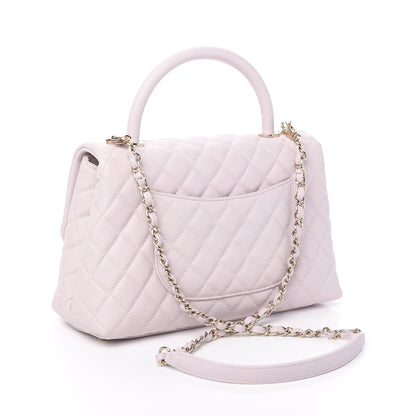 Chanel Caviar Quilted Small Coco Handle Flap Lilas Lilac 2 of 10