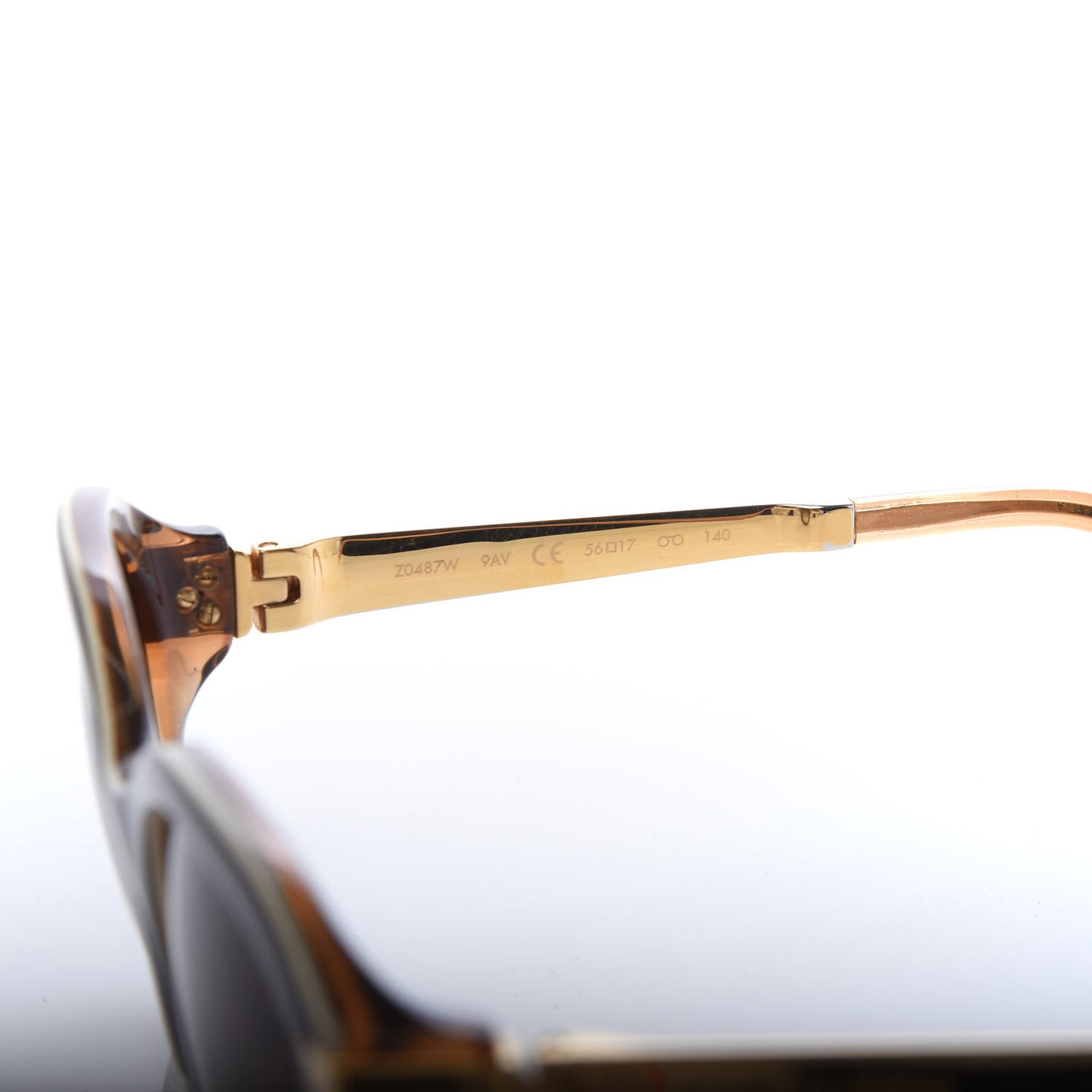 Petit Soupcon Cat Eye Sunglasses Z0487W Brown
