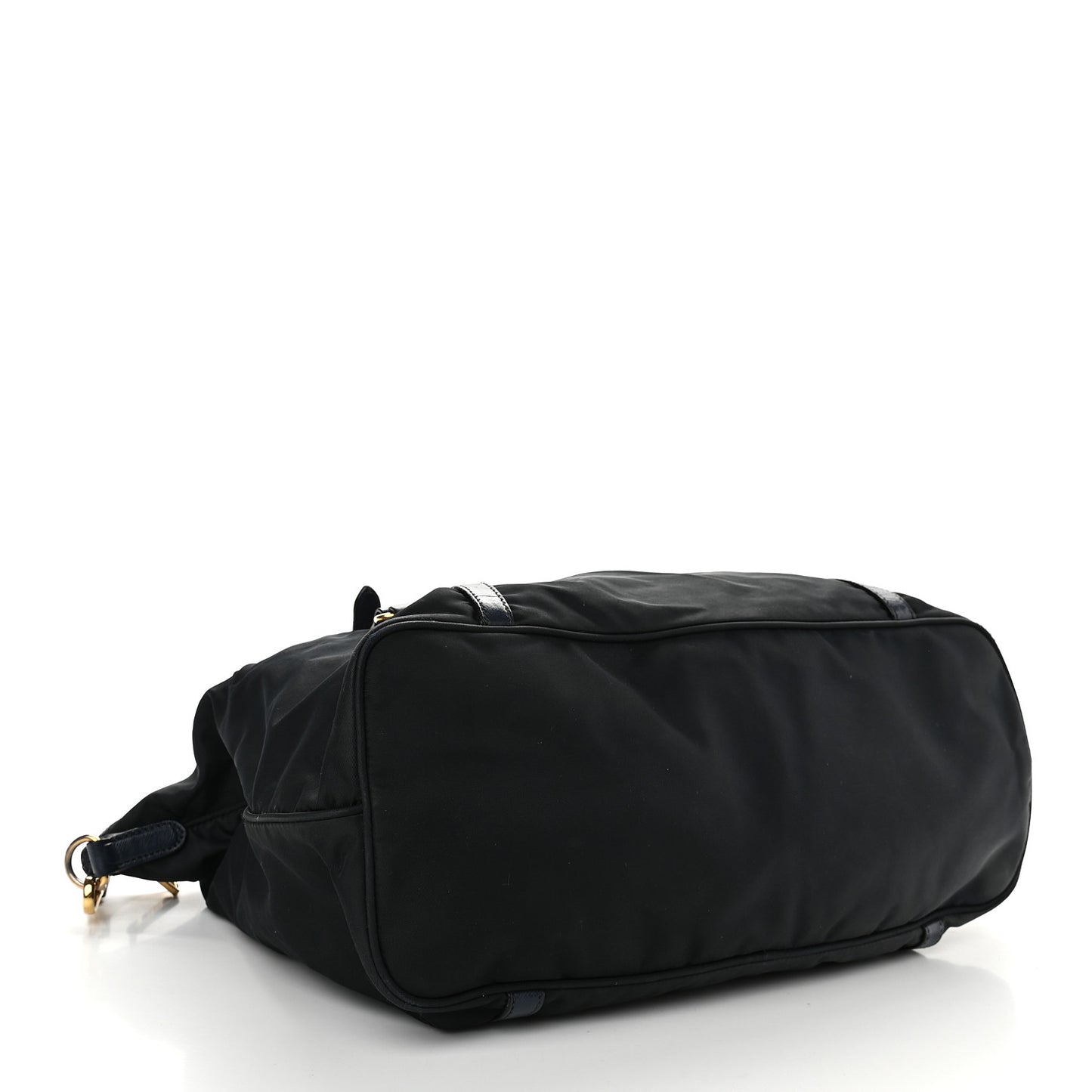 Saffiano Tessuto Nylon Shopping Tote Black