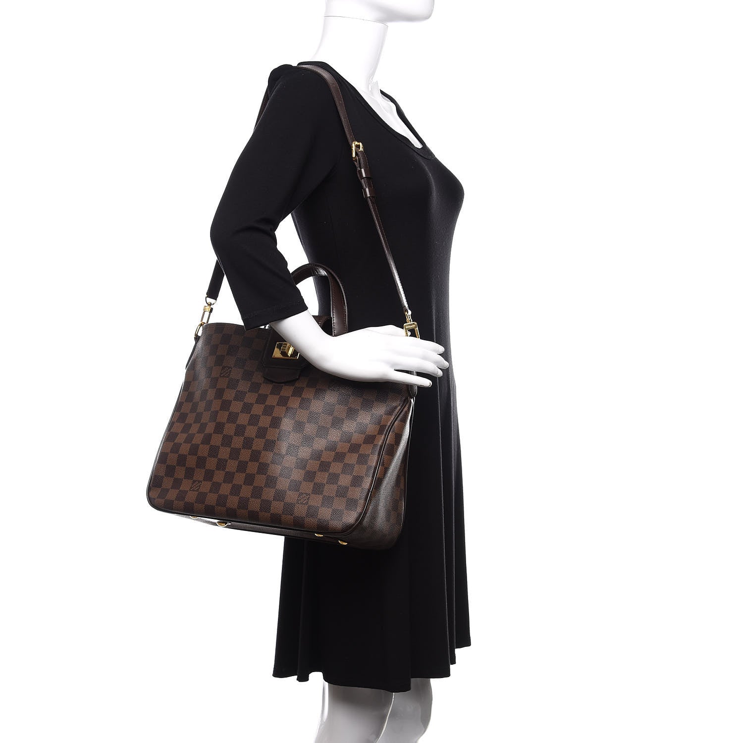 Louis Vuitton Damier Ebene Cabas Rosebery 2 of 14
