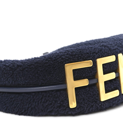 Fendi Sheep Fur Vitello Grace Small Fendigraphy Hobo Midnight 9 of 11