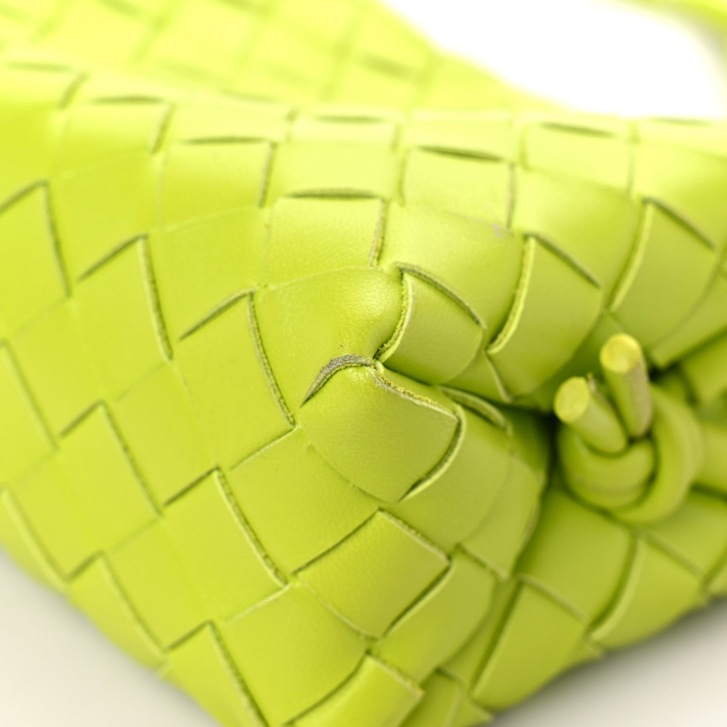 Bottega Veneta Nappa Intrecciato Mini Loop Camera Bag Acid Kiwi 8 of 10