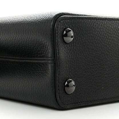 Louis Vuitton Taurillon Capucines BB Matte Black 8 of 9
