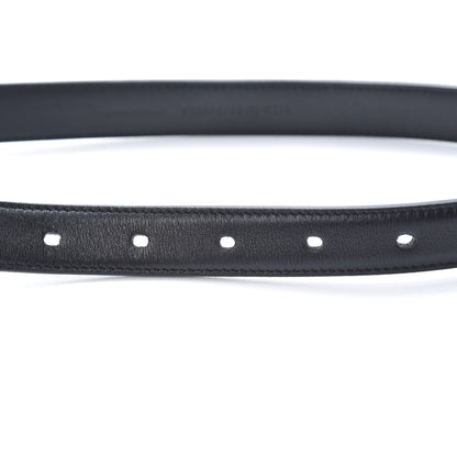 Saint Laurent Smooth Calfskin Monogram Square Buckle Belt 90 36 Black 6 of 6