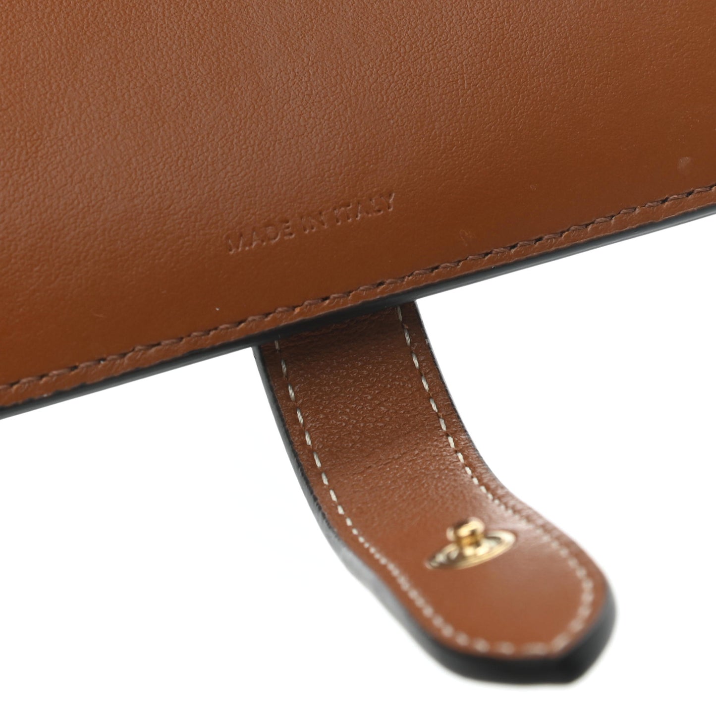 Canvas Triomphe Medium Strap Wallet Tan
