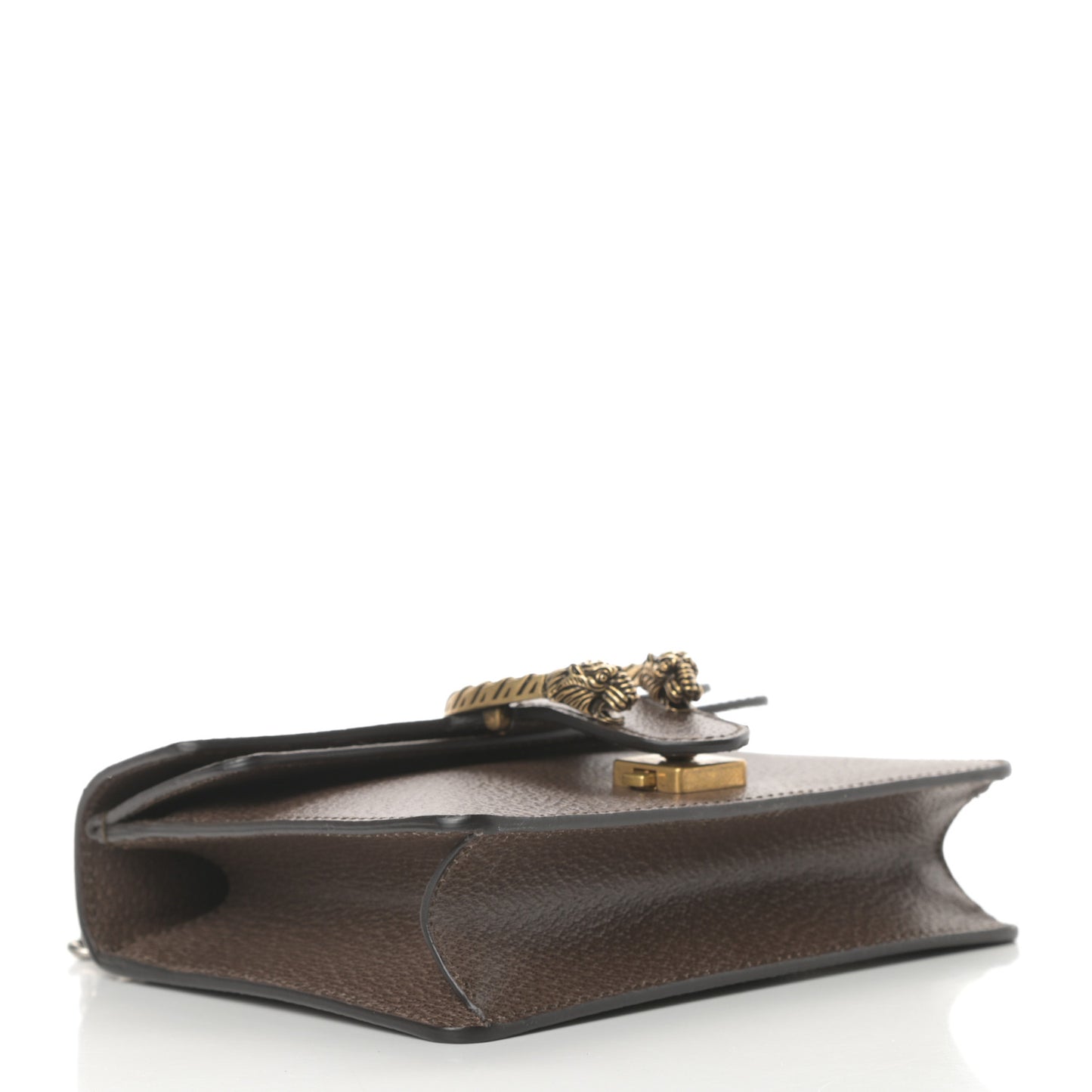Textured Calfskin Web Mini Dionysus Shoulder Bag New Acero