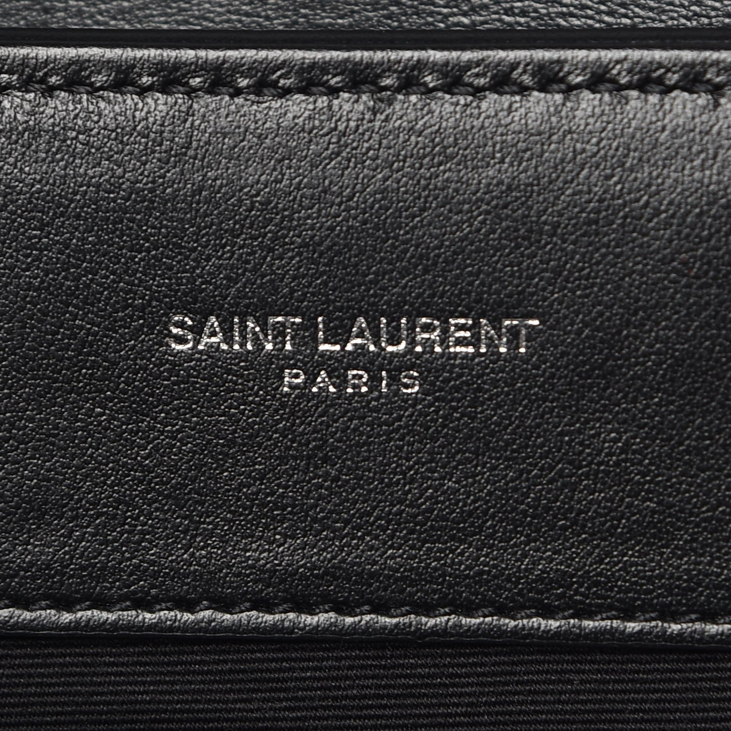 Calfskin Y Quilted Monogram Loulou Document Holder Black