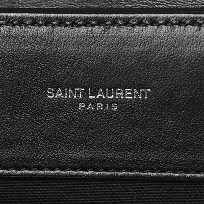Saint Laurent Calfskin Y Quilted Monogram Loulou Document Holder Black 9 of 11