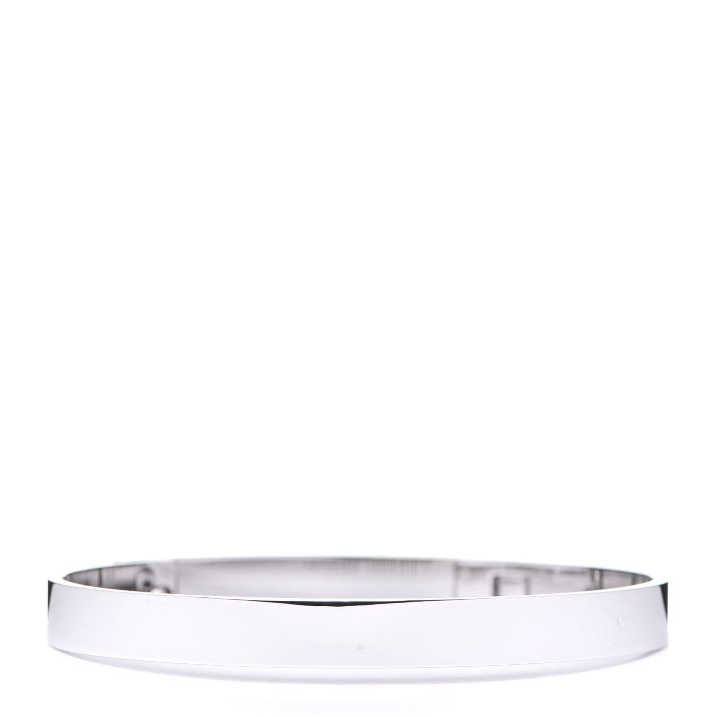 18K White Gold Pave Diamond PM Collier De Chien Bracelet XS