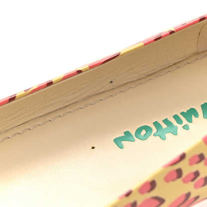 Louis Vuitton Patent Leopard Ballet Flats 39 Blanc Corail 11 of 12