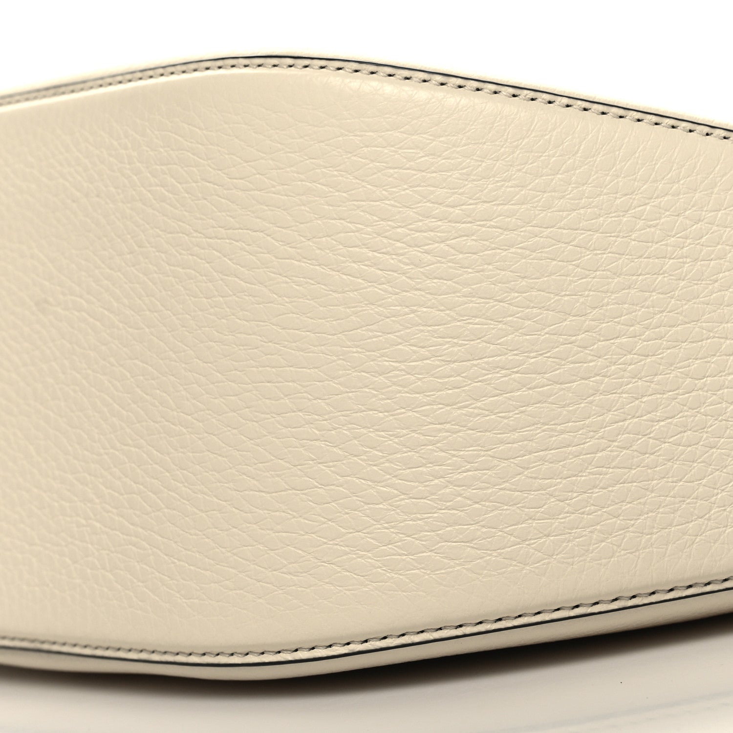 Valentino Garavani Grainy Calfskin Small Vlogo Moon Hobo Bag Ivory 9 of 10
