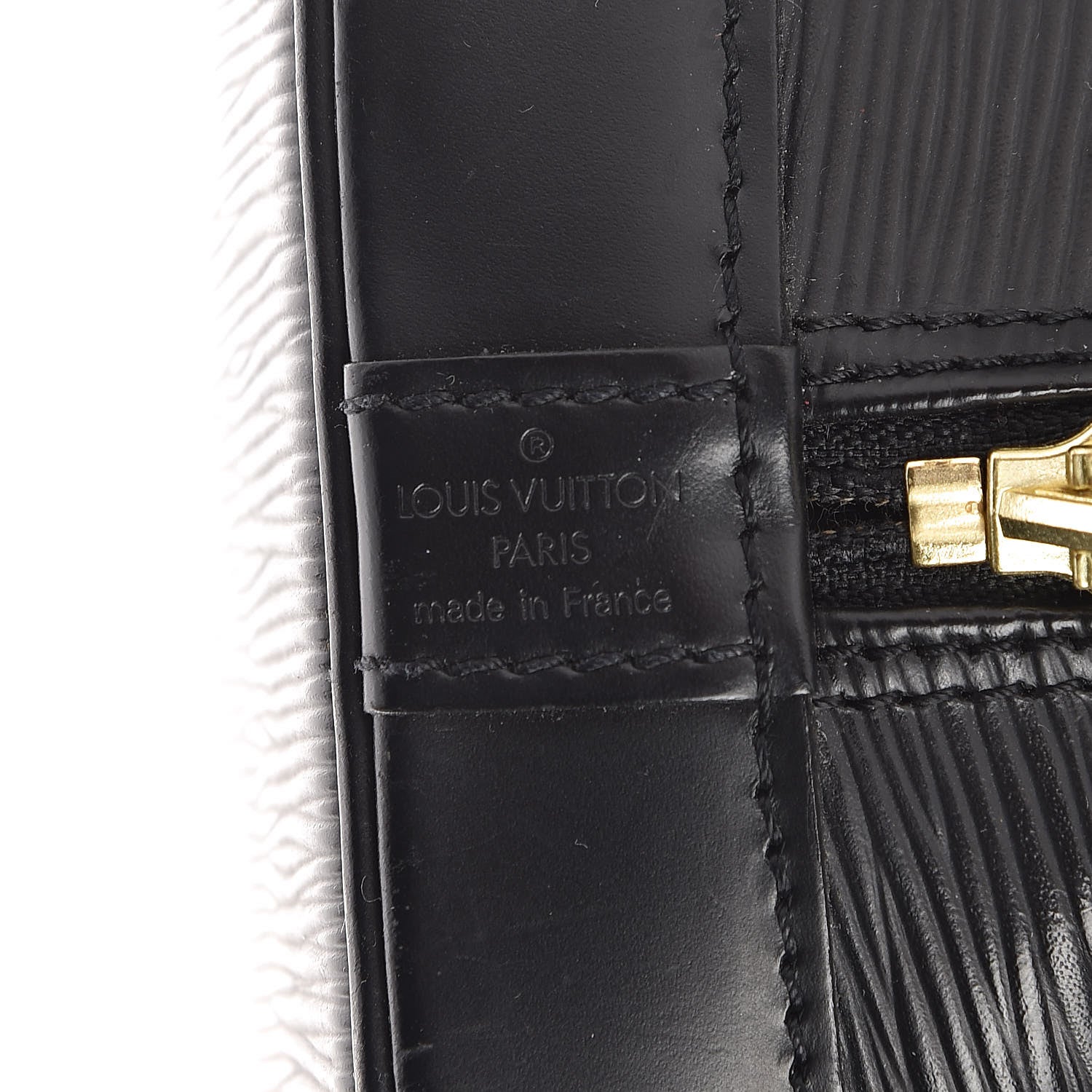 Louis Vuitton Epi Alma PM Black 6 of 13