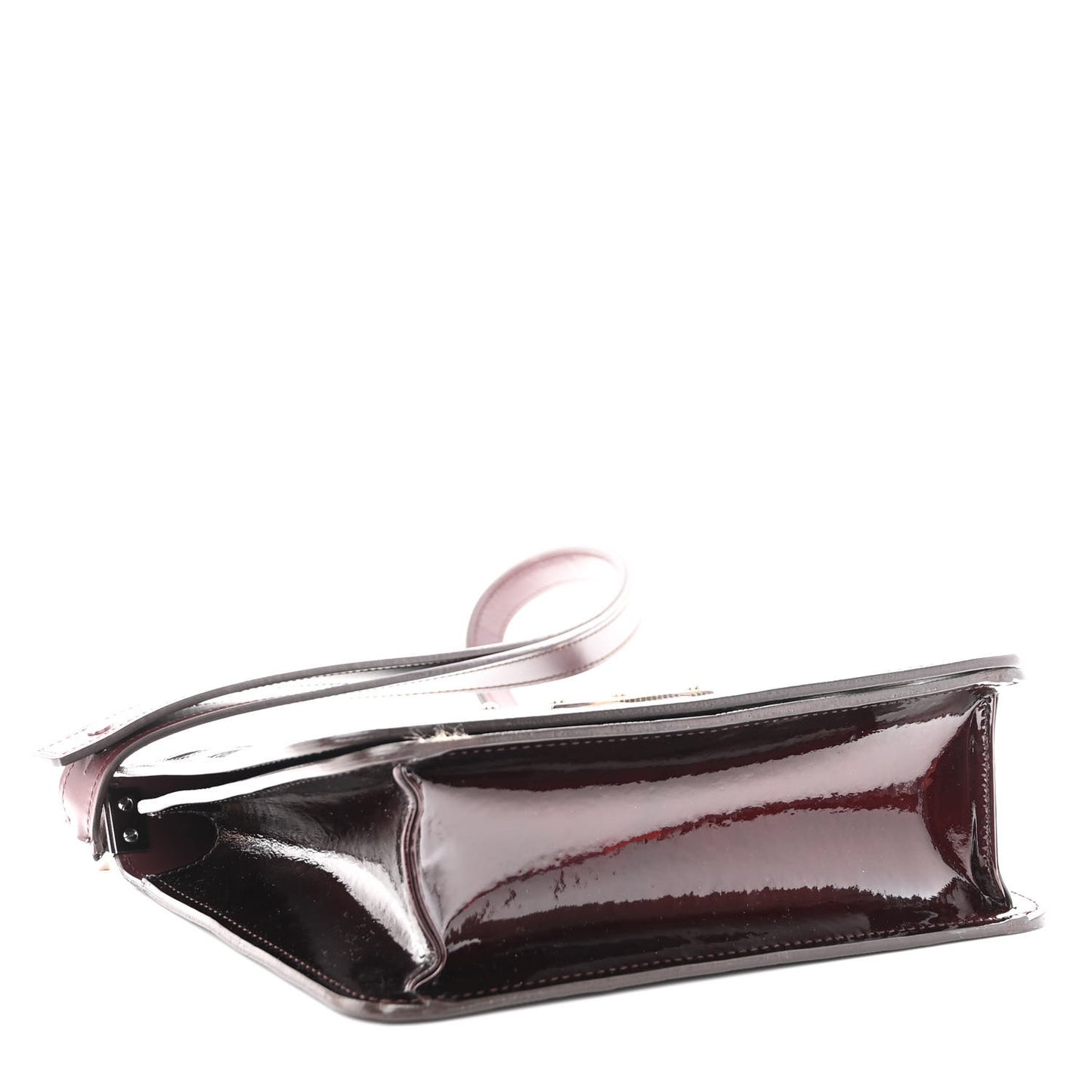 Damier Vernis Cabaret Bag Carmine